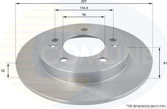 Brake Disc COATED ADC1099