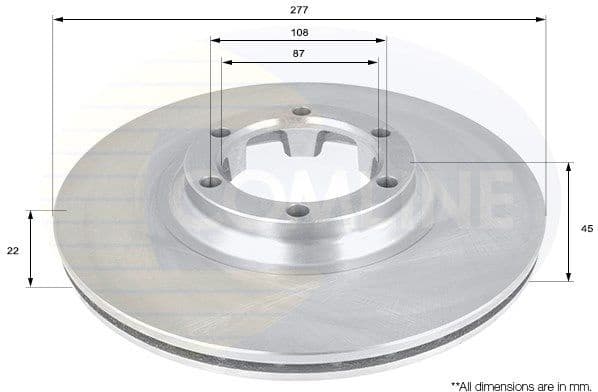 Brake Disc COATED ADC0307V