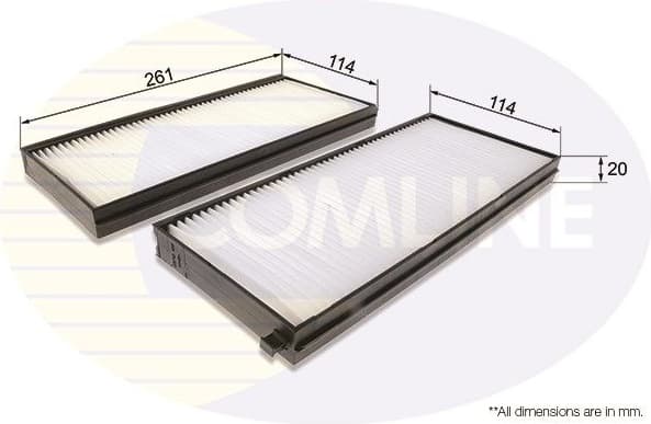 Filter, cabin air EKF3552