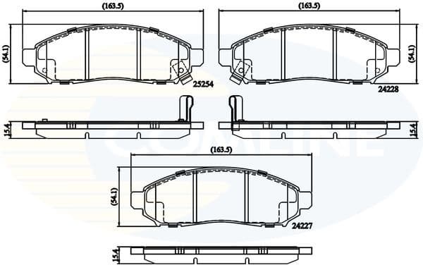Brake Pad Set, disc brake CBP32336