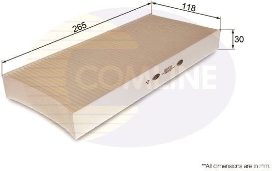 Filter, cabin air EKF111