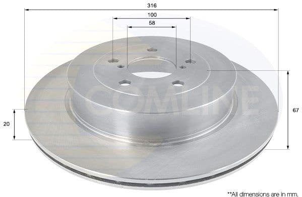 Brake Disc ADC0816V