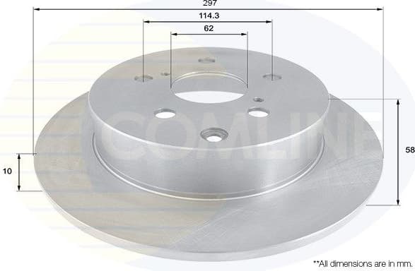 Brake Disc COATED ADC01153