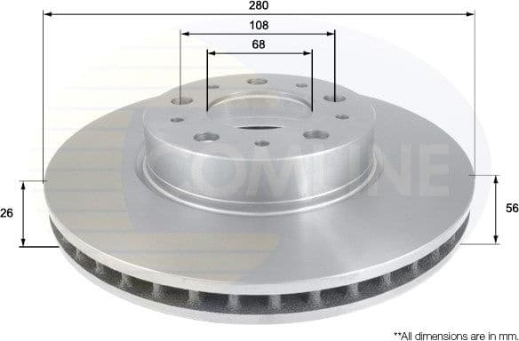 Brake Disc ADC1910V