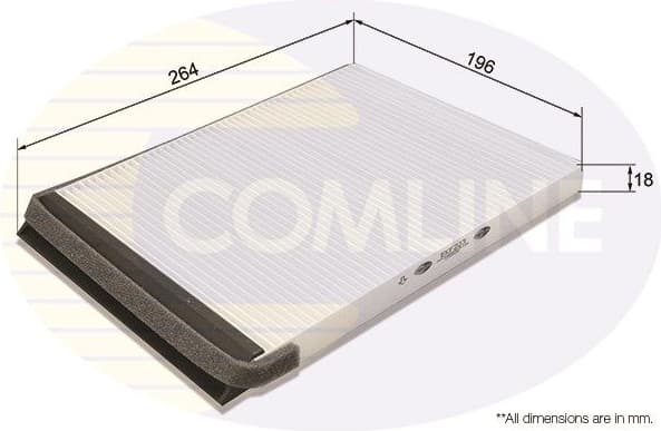 Filter, cabin air EKF223