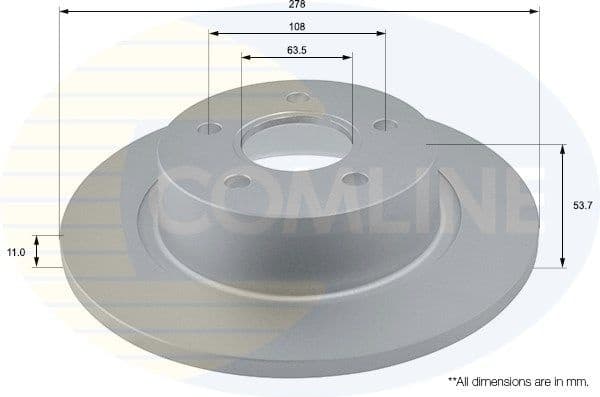 Brake Disc COATED ADC1226