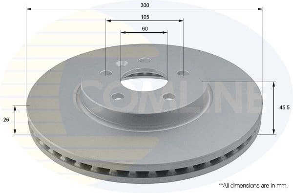 Brake Disc COATED ADC1162V