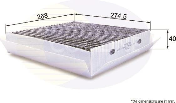 Filter, cabin air EKF179A