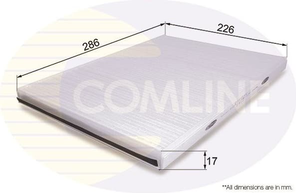 Filter, cabin air EKF234