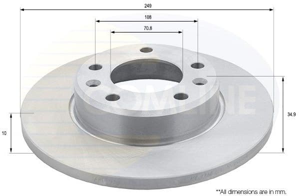 Brake Disc COATED ADC2728