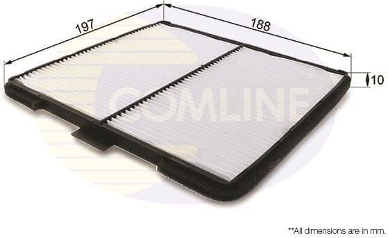 Filter, cabin air EKF272