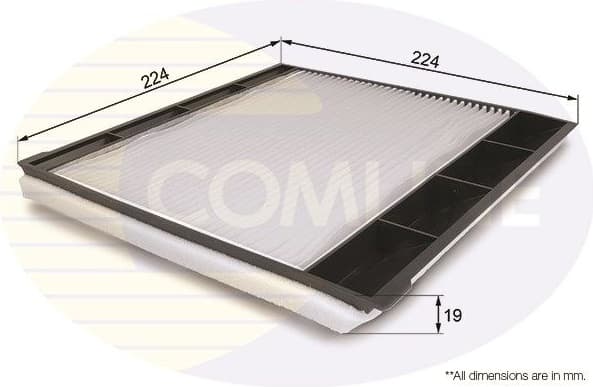Filter, cabin air EKF315