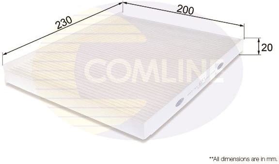 Filter, cabin air EKF321