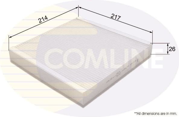 Filter, cabin air EKF169