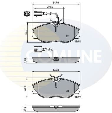 Brake Pad Set, disc brake CBP11031