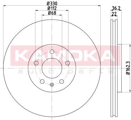 Brake discs kit rear, (2pcs) 103238 - image 5