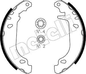 Brake Shoe Set 53-0345
