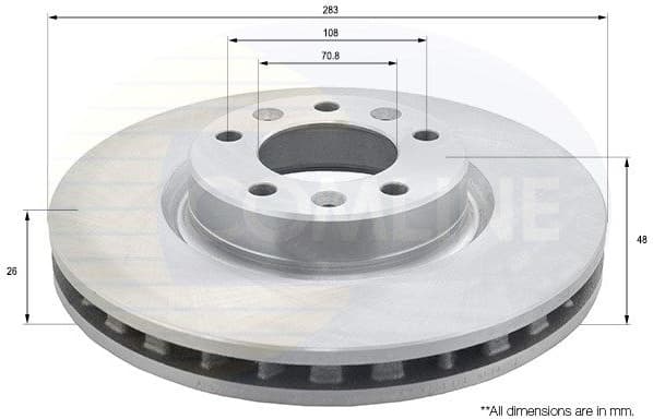 Brake Disc COATED ADC2725V