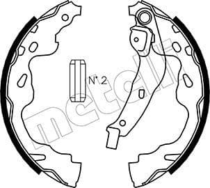 Brake shoes 53-0438