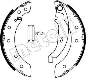 Brake Shoe Set 53-0350