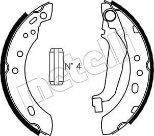 Brake Shoe Set 53-0284