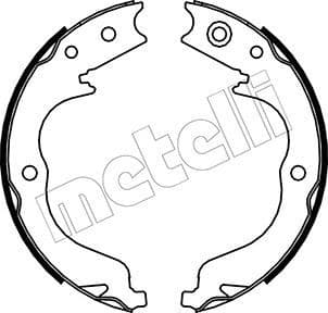 Brake shoes handbrake 53-0268