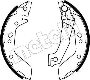 Brake Shoe Set 53-0170