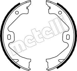 Brake Shoe Set, parking brake 53-0369