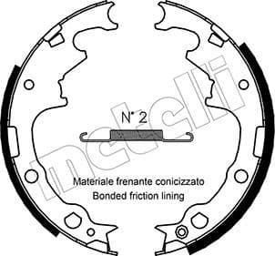 Brake Shoe Set 53-0349