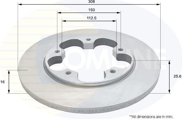 Brake Disc COATED ADC1268