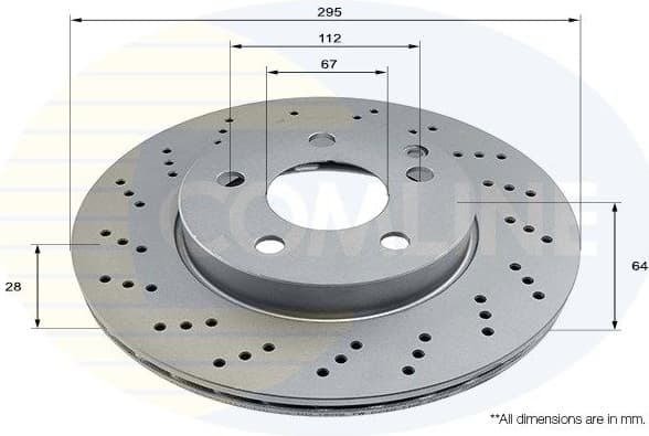 Brake Disc COATED ADC2853V