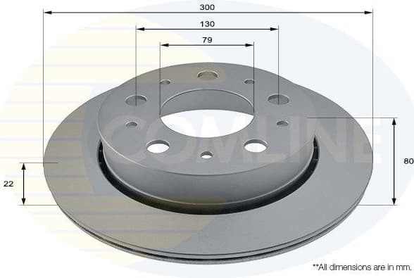 Brake Disc COATED ADC2833V