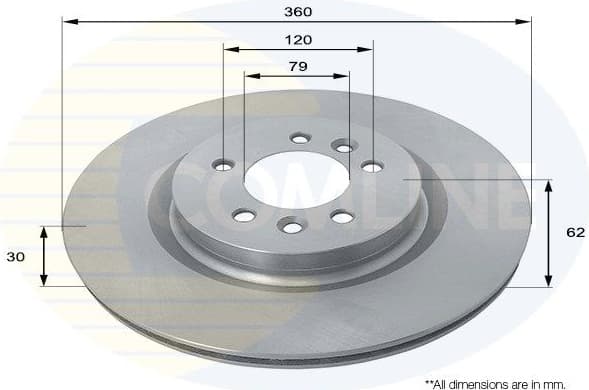 Brake Disc COATED ADC1277V