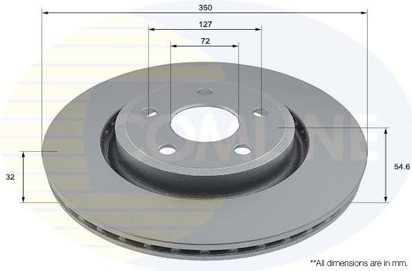 Brake Disc COATED ADC2888V