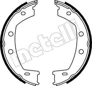 Brake Shoe Set, parking brake 53-0374