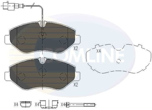 Brake Pad Set, disc brake CBP16034