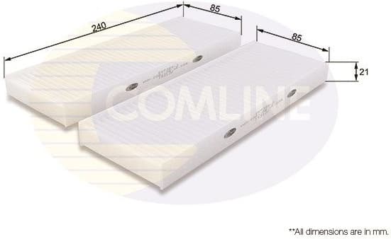 Filter, cabin air EKF3892