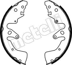 Brake Shoe Set 53-0407