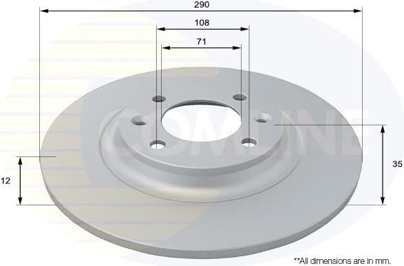 Brake Disc COATED ADC2729