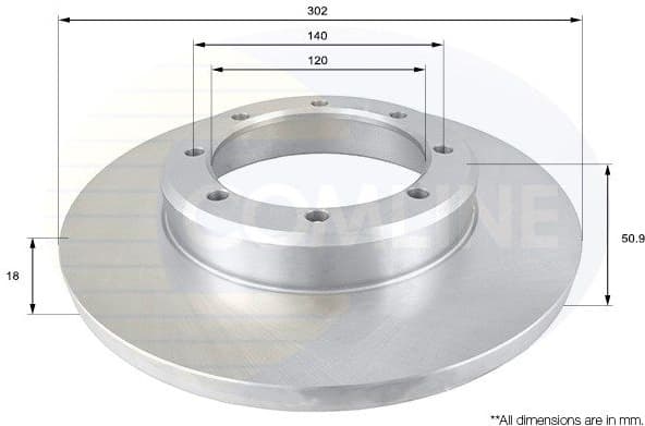 Brake Disc COATED ADC1598