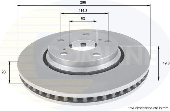 Brake Disc ADC2500V