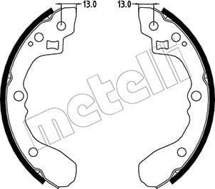 Brake Shoe Set 53-0220
