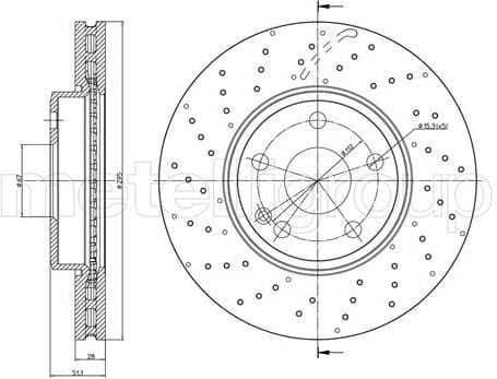 Brake Disc 23-1489FC