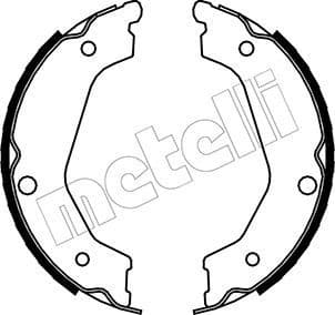 Brake Shoe Set, parking brake 53-0227