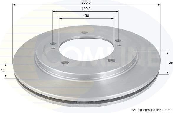 Brake Disc COATED ADC0917V