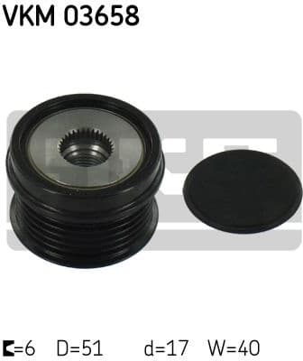 Alternator Freewheel Clutch VKM03658