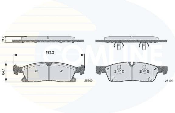 Brake Pad Set, disc brake CBP36133