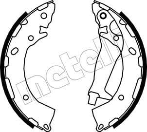 Brake shoes 53-0189