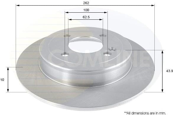 Brake Disc COATED ADC2419
