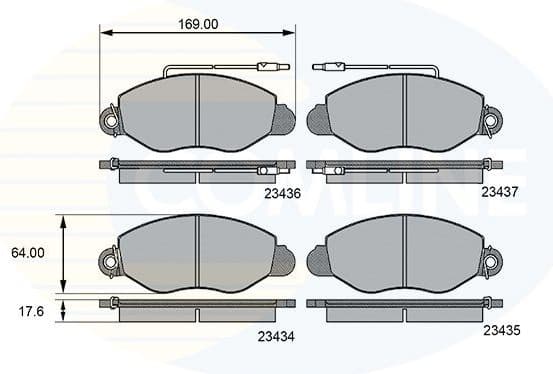 Brake Pad Set, disc brake CBP11107